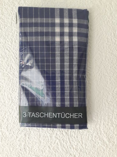 Taschentücher Herren, 3-er Pack 51 x 51 cm