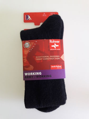 Rohner Army/Working Socken schwarz