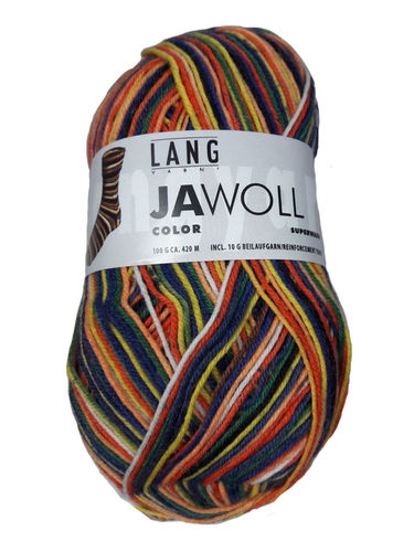 Sockenwolle Jawoll (Lang) inkl. Beilaufgarn, 100 g, 4-fädig