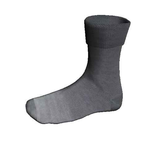 Handgestrickte Socken Marathon Gold Serie Vesuvo, 4-fädig Grösse 40/41,grau,